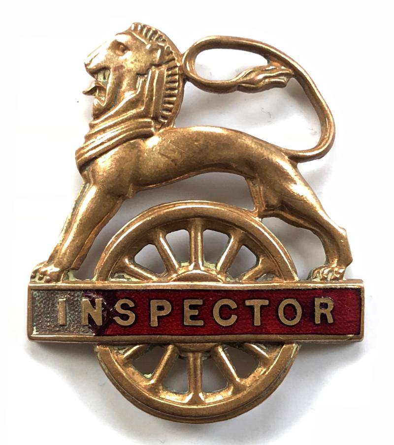 British Railways Midland Region INSPECTOR cap badge