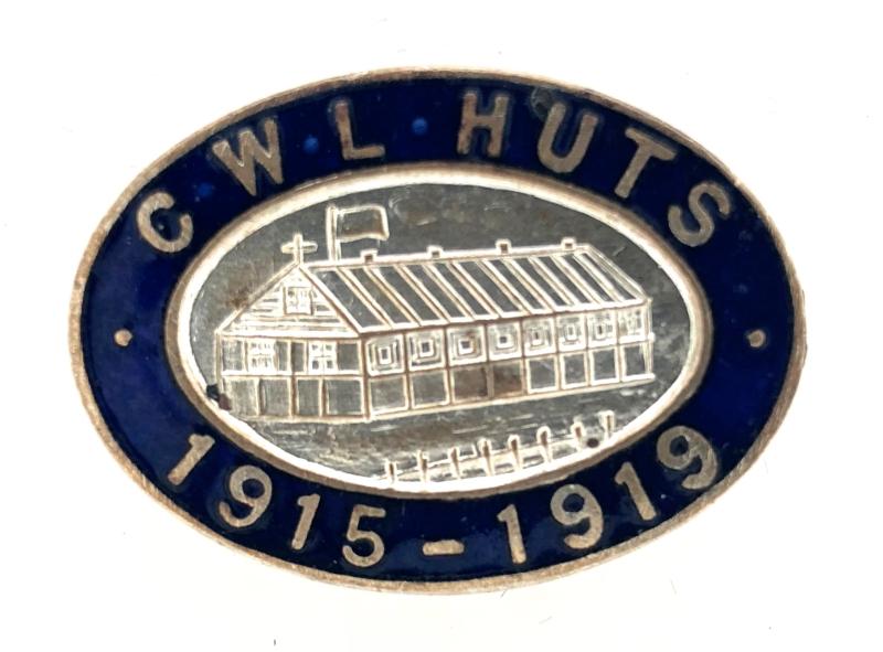 CWL Huts 1915 - 1919 Catholic Womens League war service tribute badge