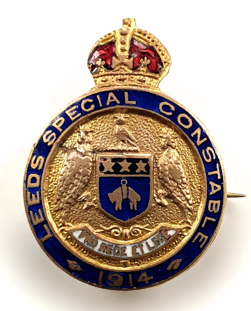 Leeds Special Constable 1914 police reserve badge