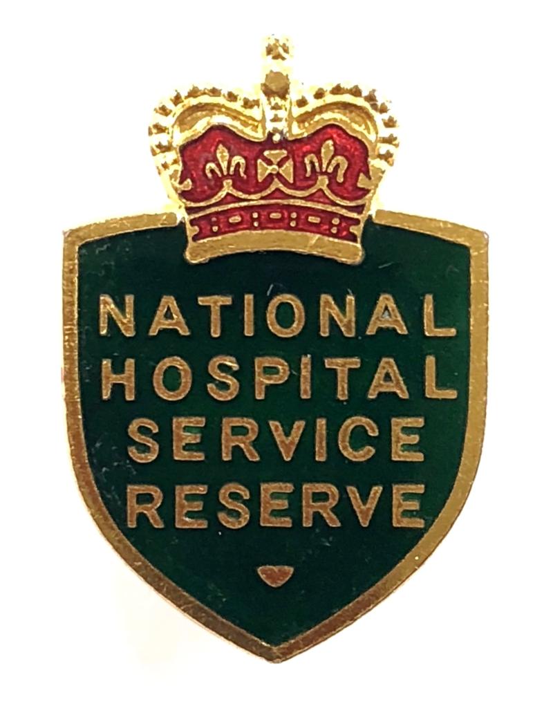 National Hospital Service Reserve nursing & first aid badge