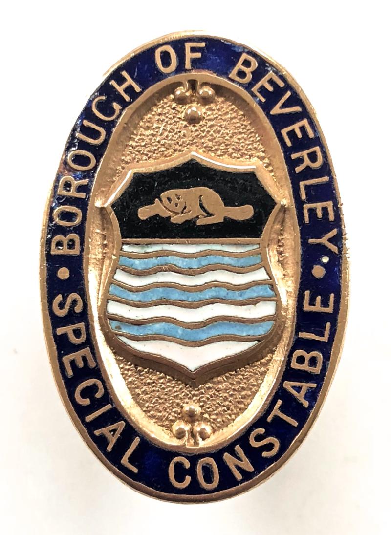 WW1 Borough of Beverley Special Constable police badge