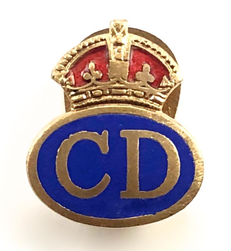 Civil Defence home front lapel badge