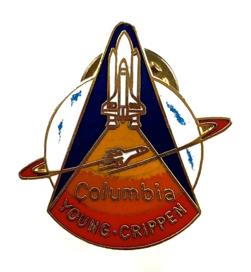 Sally Bosleys Badge Shop NASA STS 1 Launch Space Shuttle Columbia 
