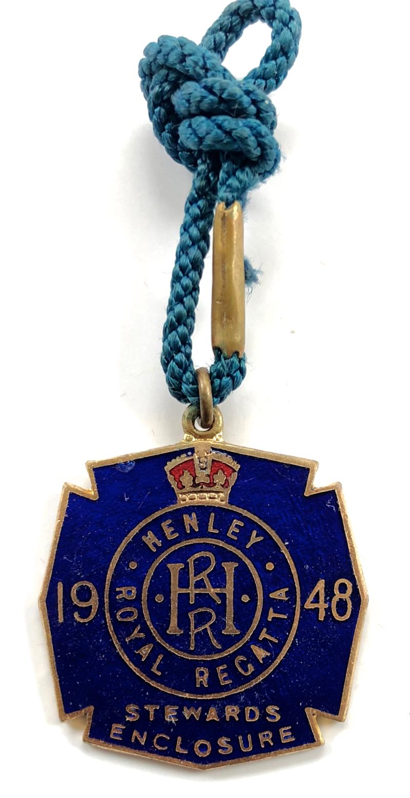 1948 Henley Royal Regatta stewards enclosure badge
