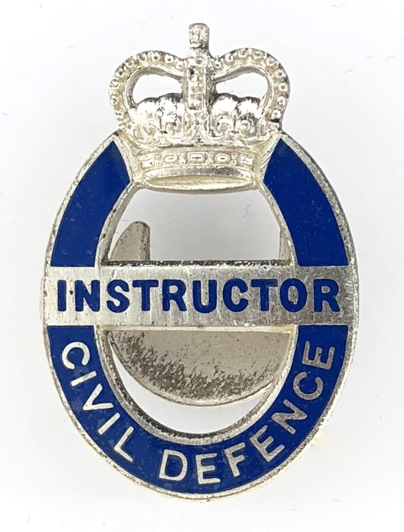 Civil Defence Instructor badge post 1953