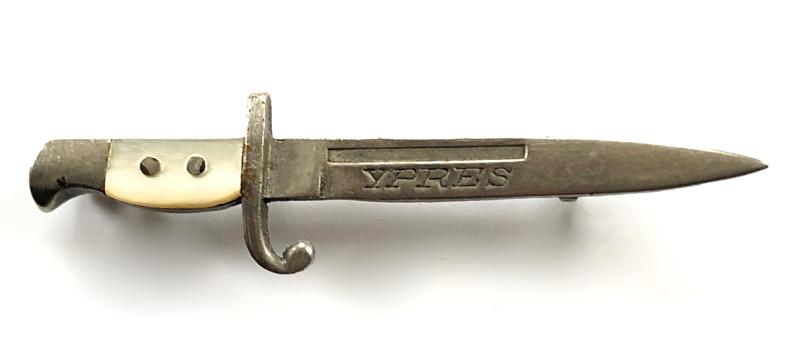 Battle of Ypres miniature bayonet pin badge