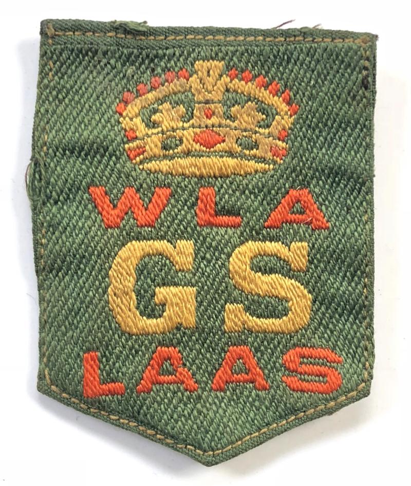 WW1 Womens Land Army Good Service ribbon award badge