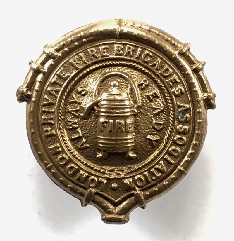 London Private Fire Brigades Association badge