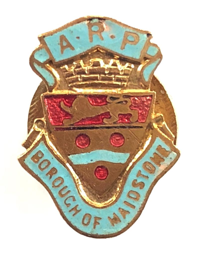 WW2 Borough of Maidstone Air Raid Precaution ARP badge
