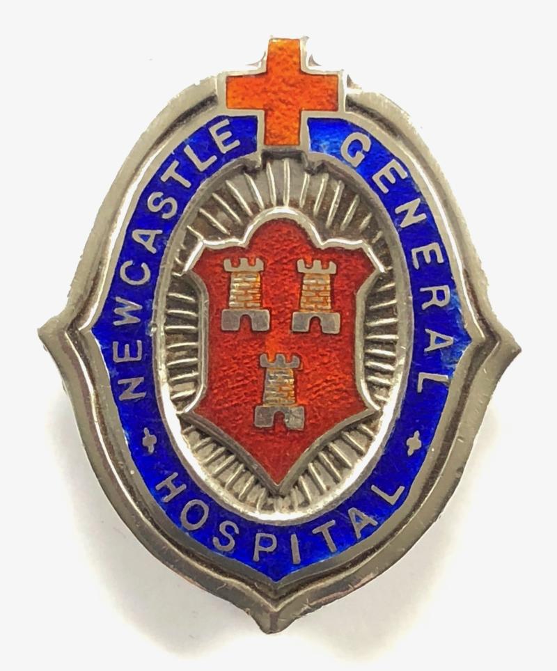 Newcastle General Hospital silver nurses badge