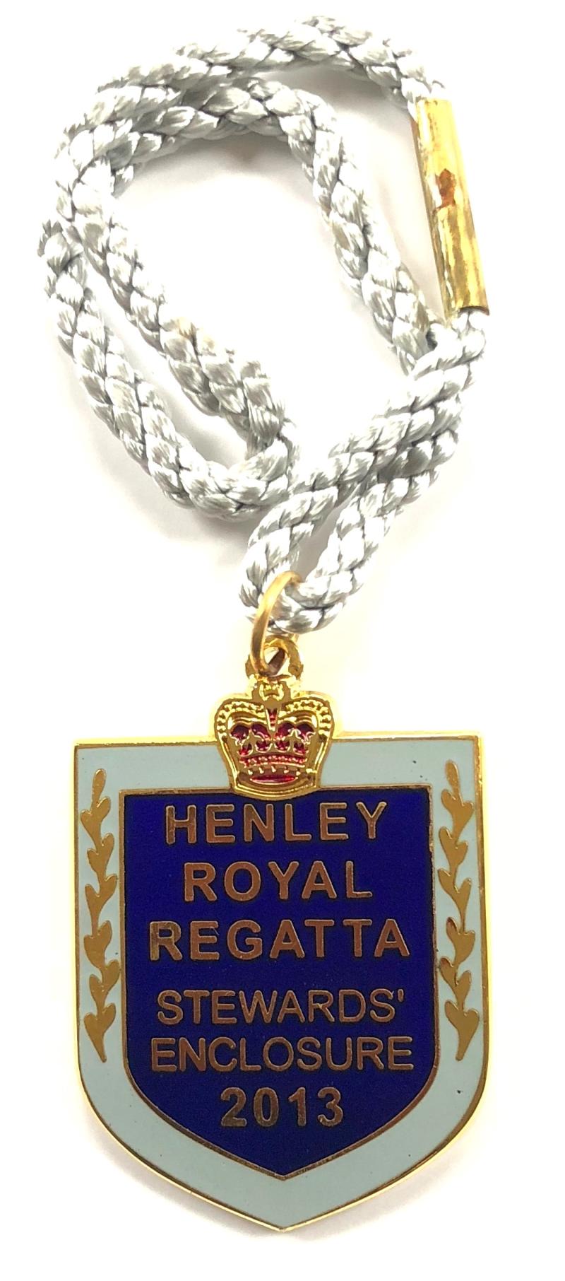 2013 Henley Royal Regatta stewards enclosure badge