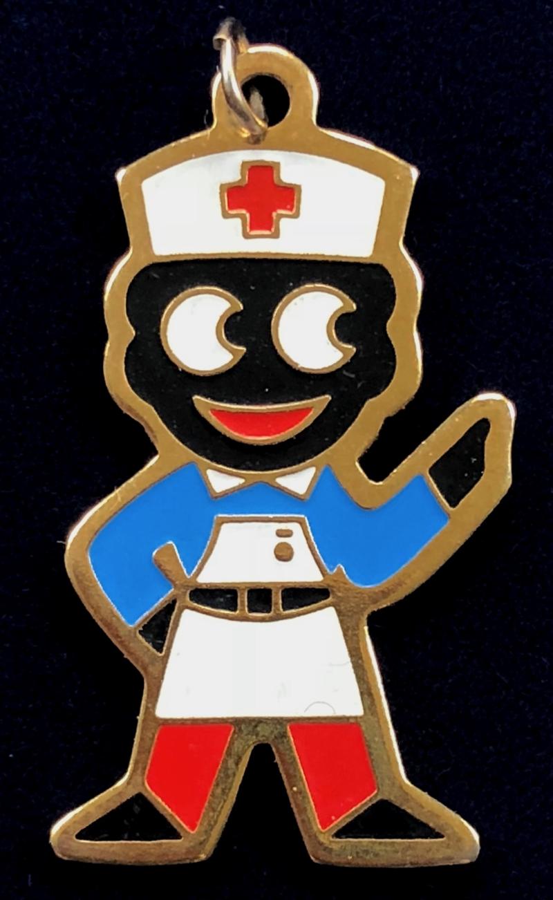 Robertsons Golly Nurse acrylic penant badge