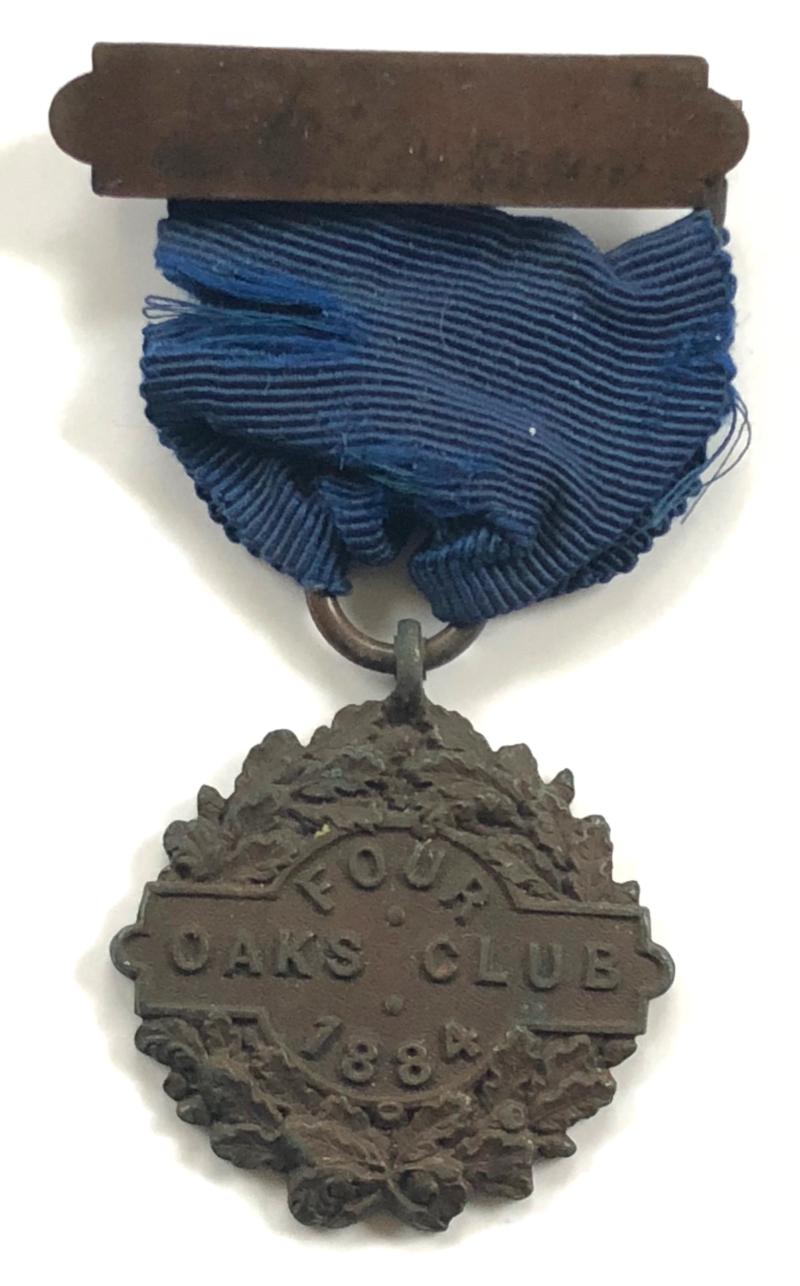 1884 Four Oaks Park Racecourse horse racing badge