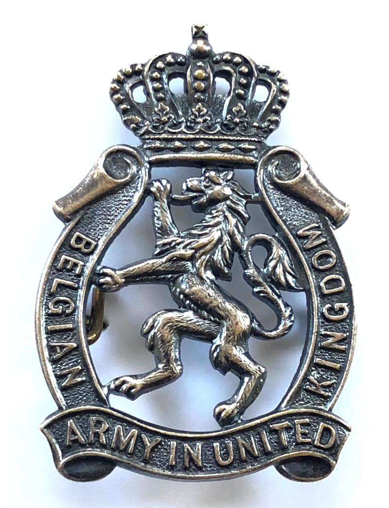 WW2 Belgian Army in United Kingdom breast badge