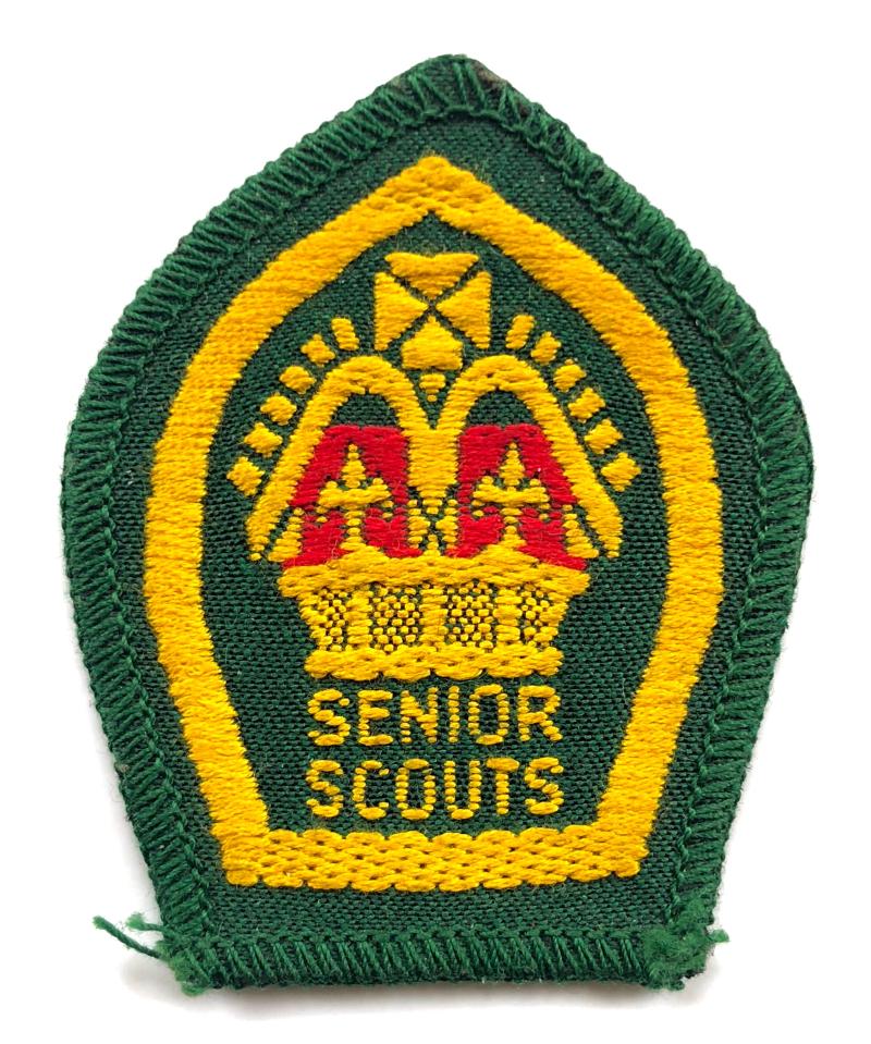 Kings Senior Scouts embroidered cloth badge