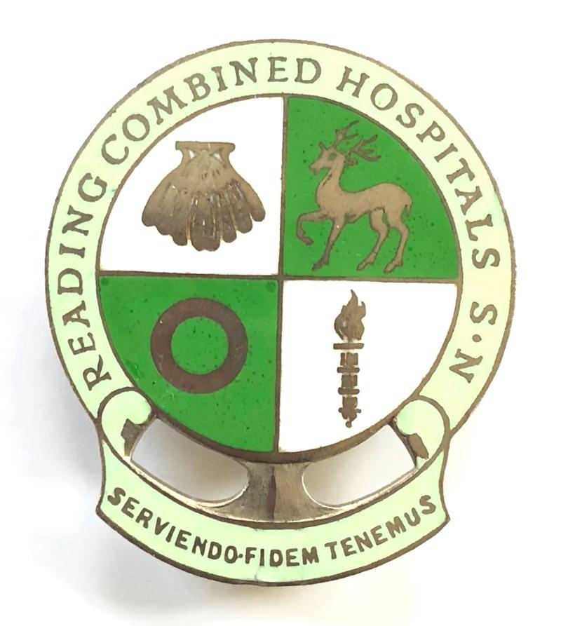 Reading Combined Hospitals training school for nurses silver badge