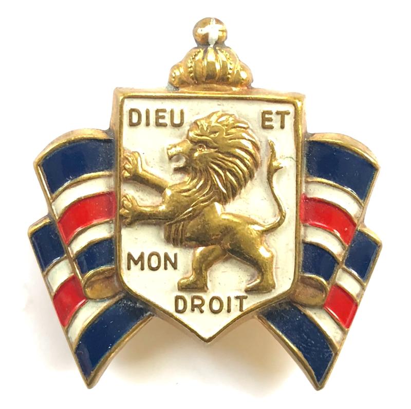 BWRS Bundles For Britain official American war workers pin badge