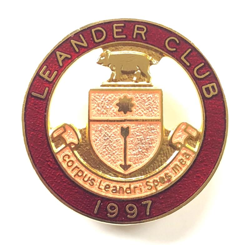 1997 Leander Rowing Club pin badge Henley Royal Regatta