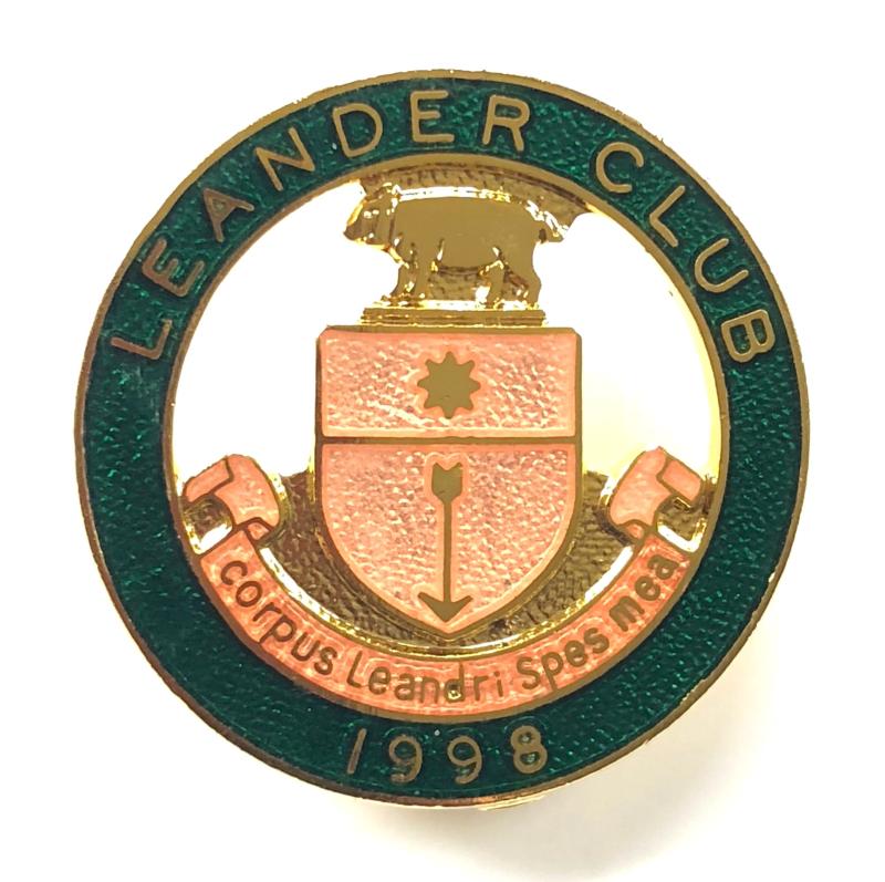 1998 Leander Rowing Club pin badge Henley Royal Regatta