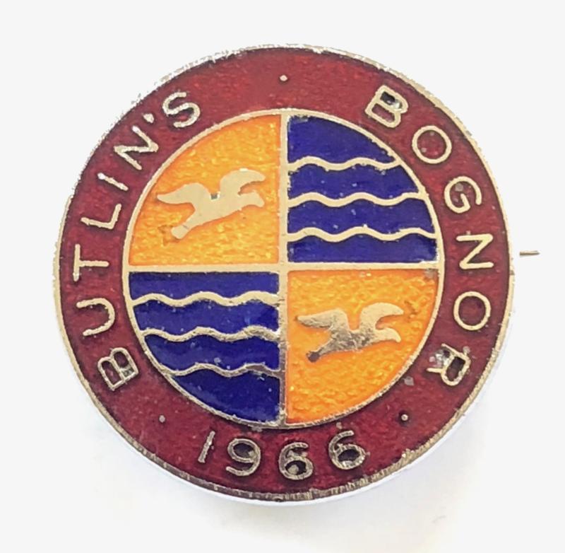 Butlins 1966 Bognor Regis holiday camp badge