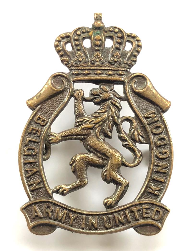 WW2 Belgian Army in United Kingdom breast badge