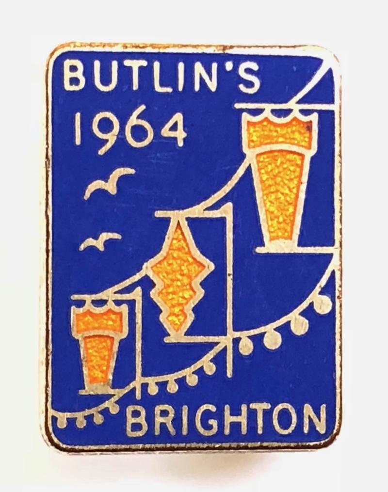 Butlins 1964 Brighton holiday camp illuminations badge