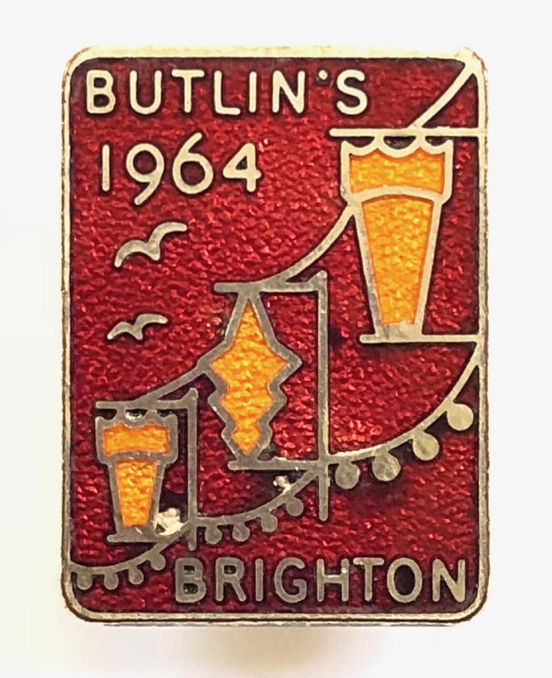 Butlins 1964 Brighton holiday camp illuminations badge