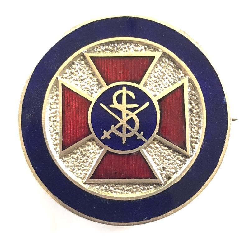 Salvation Army Maltese Cross pin badge