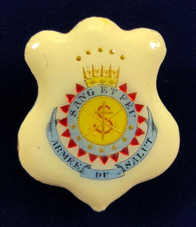 Salvation Army France Armée du Salut shield pin badge