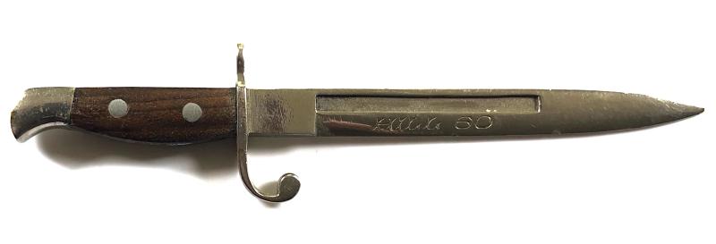 WW1 HILL 60 battle miniature bayonet letter opener 12.5cm.