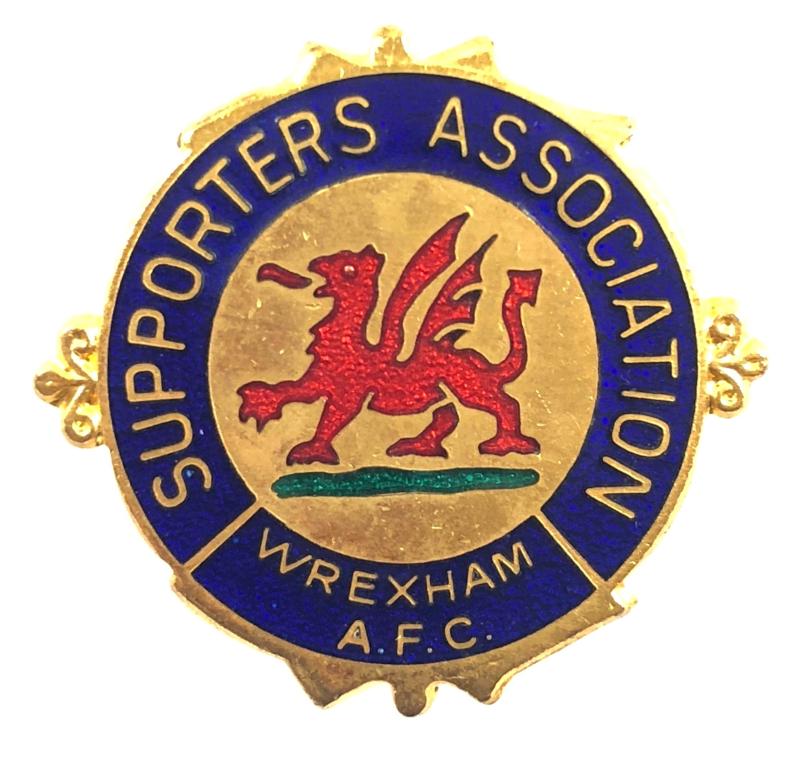 Wrexam A.F.C. Football Supporters Club Badge W.Reeves & Co Ltd