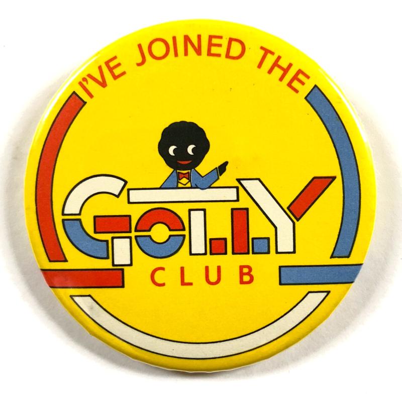 Robertsons I've Joined The Golly Club tin button badge