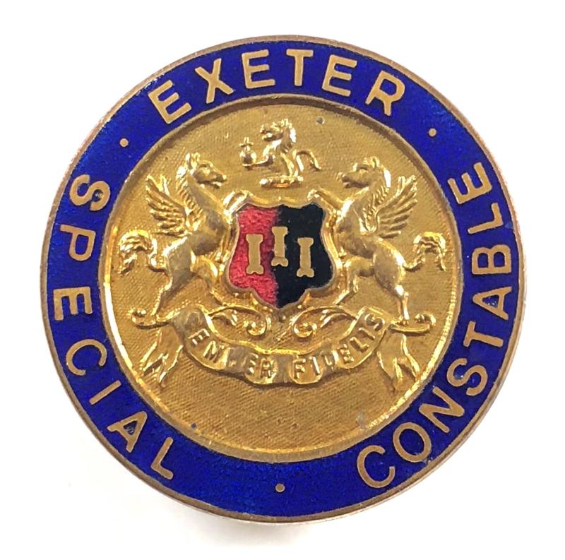 WW1 Exeter Special Constable police badge
