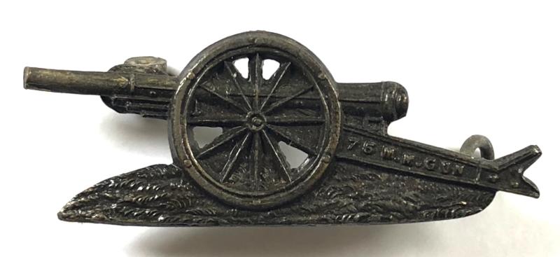 WW1 French 75mm Field Gun volunteer fundraiser badge