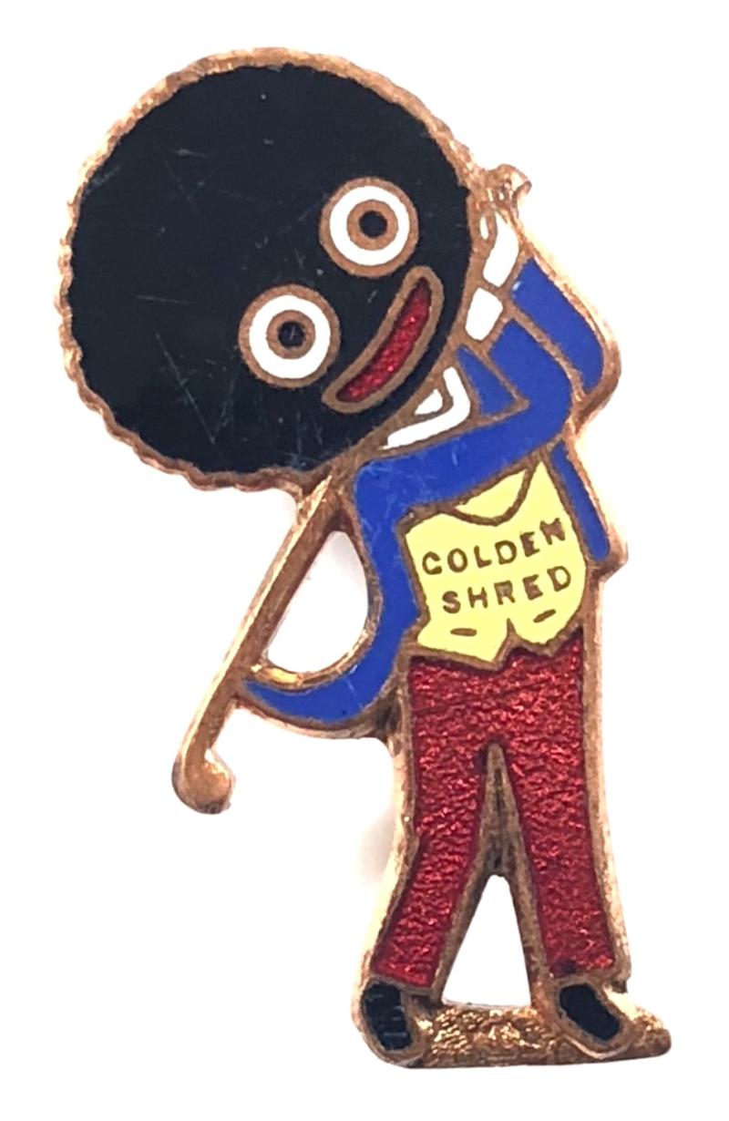 Robertsons pre-war 1928 Jolly Golly golfer advertising badge