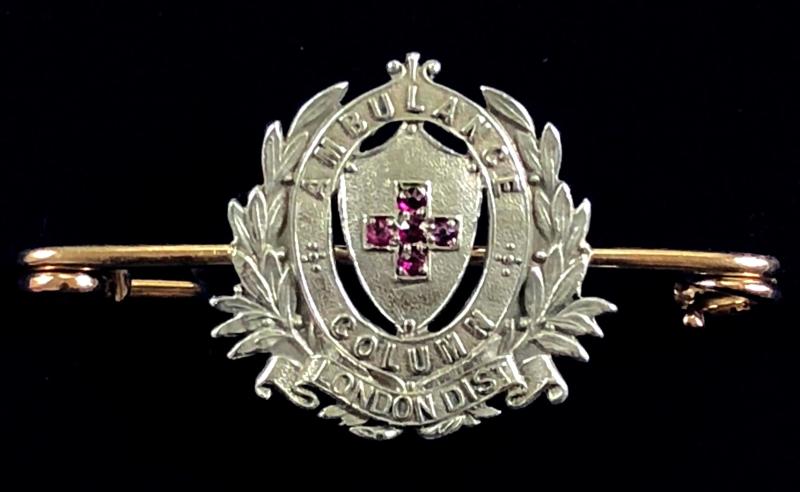 Sally Bosleys Badge Shop WW1 Ambulance Column London District Tribute 