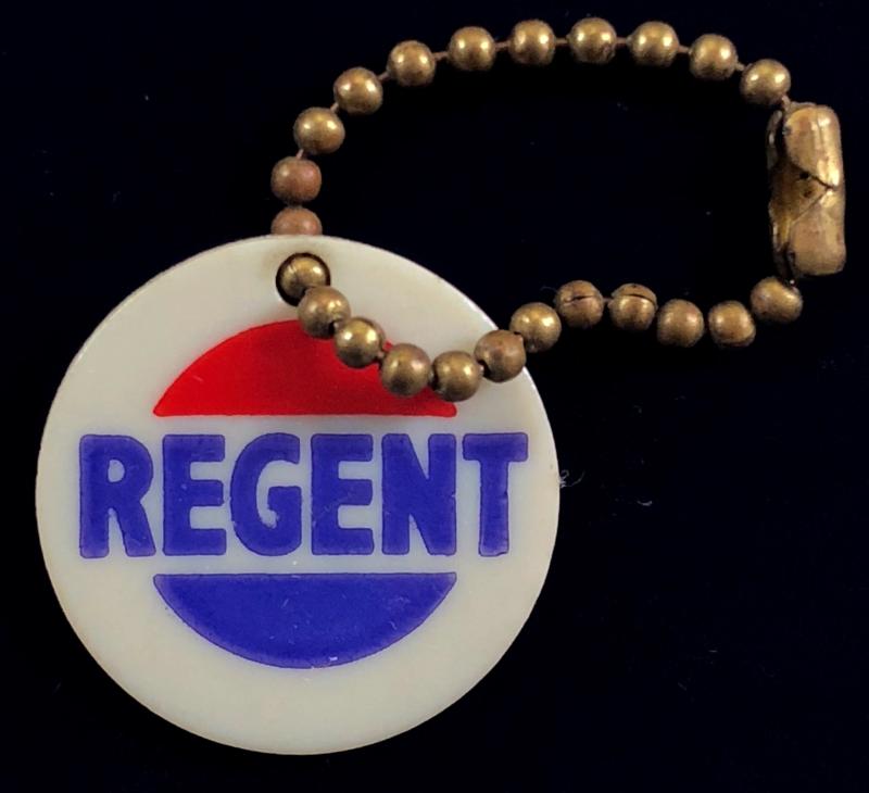 Regent Havoline Motor Oil advertising key ring badge