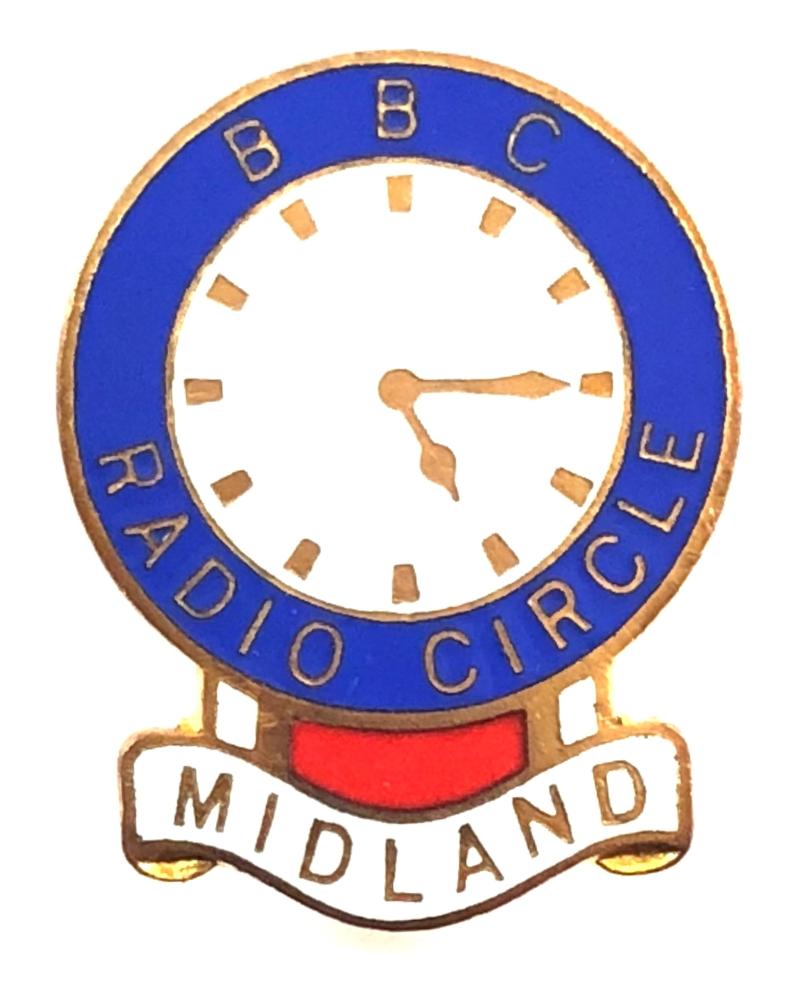 BBC Radio Circle Midland Area childrens hour club badge
