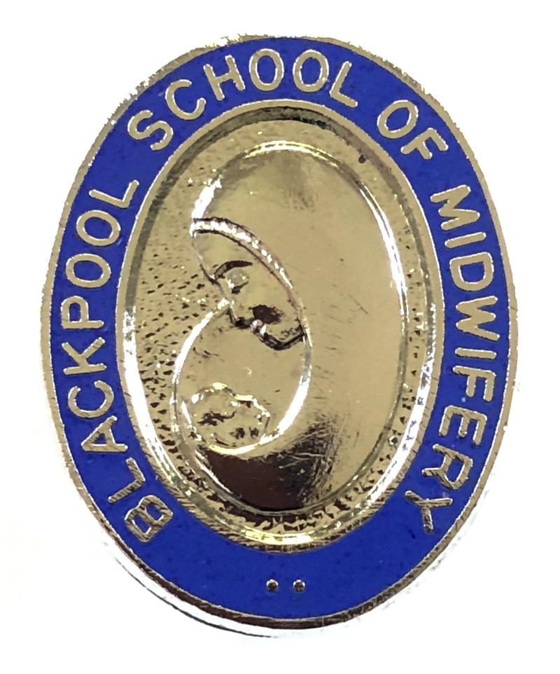Blackpool School of Midwifery badge