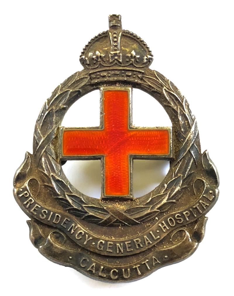 Presidency General Hospital Calcutta 1929 badge PGH India