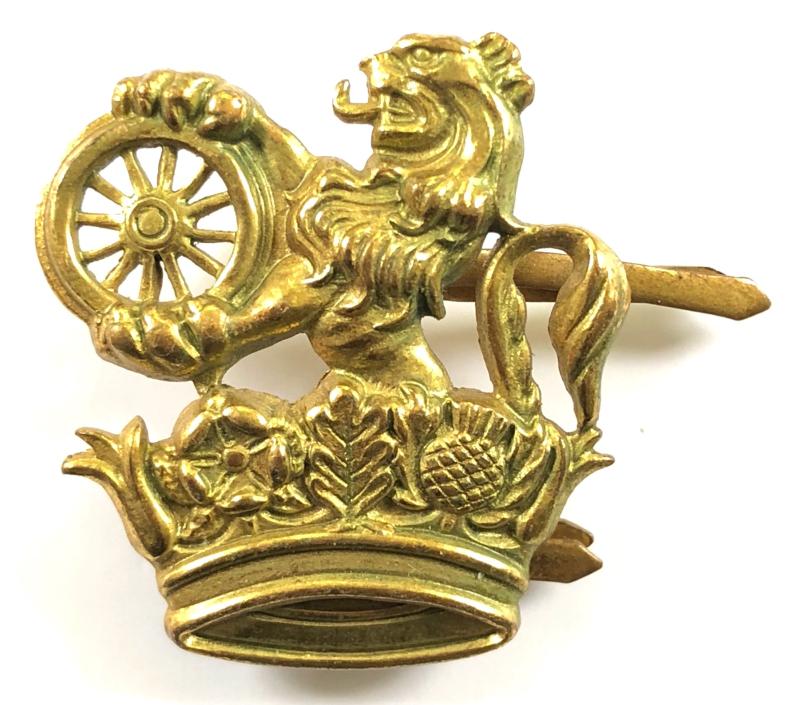 British Railways gilt cap badge circa 1956