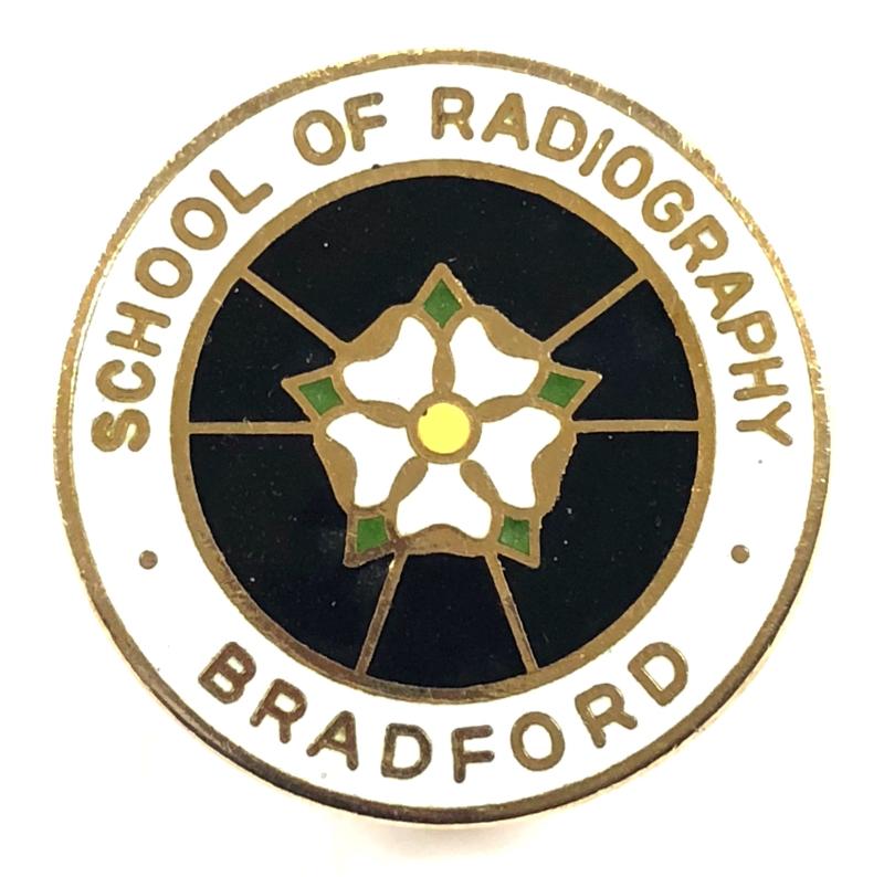 Bradford School of Radiography badge Yorkshire