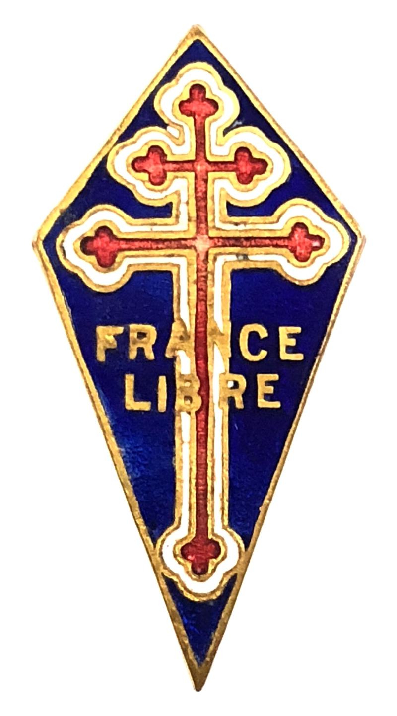 WW2 Free French Navy 'Forces Navales Françaises Libres' supporters badge