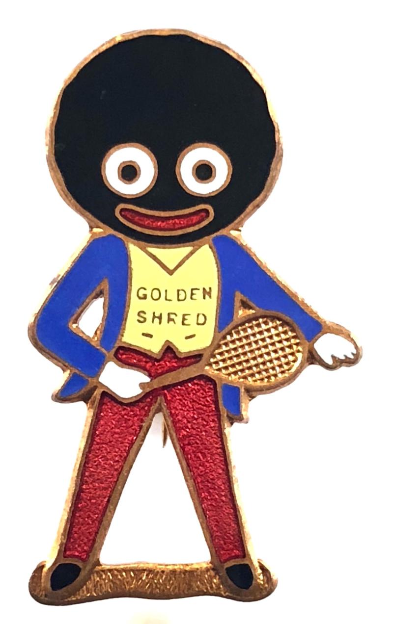 Robertsons pre-war Golly Tennis player badge circa 1936