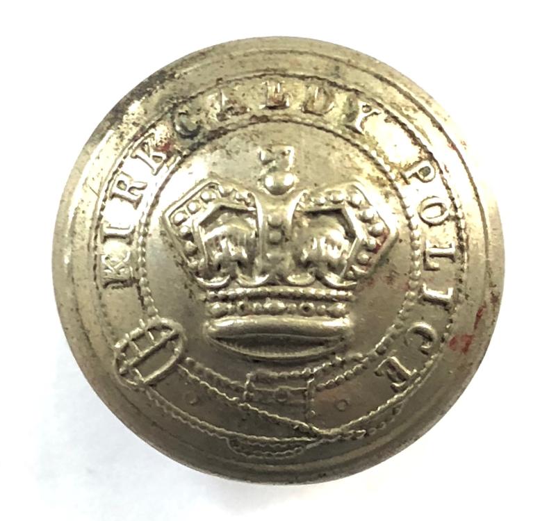 Victorian Kirkcaldy Police uniform button