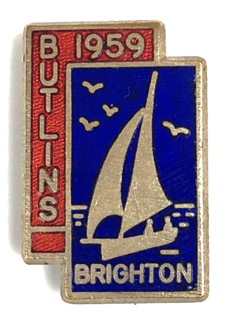 Butlins 1959 Brighton holiday camp yacht badge