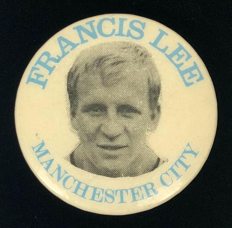 Manchester City Football Club player Francis Lee portrait badge