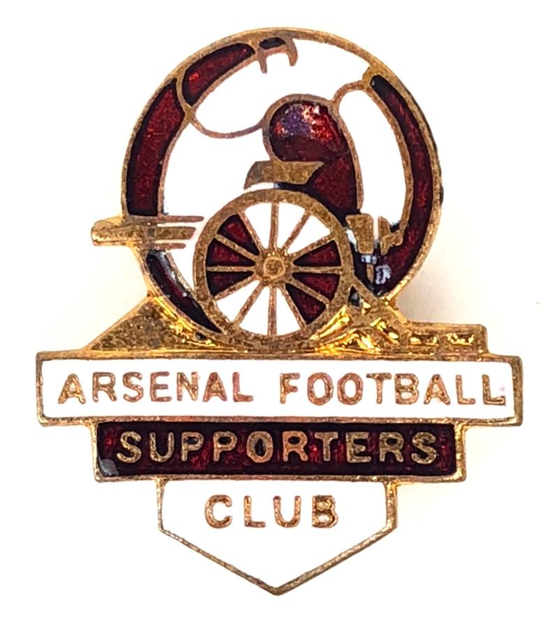 Arsenal Football Supporters Club pin badge by Pinches London