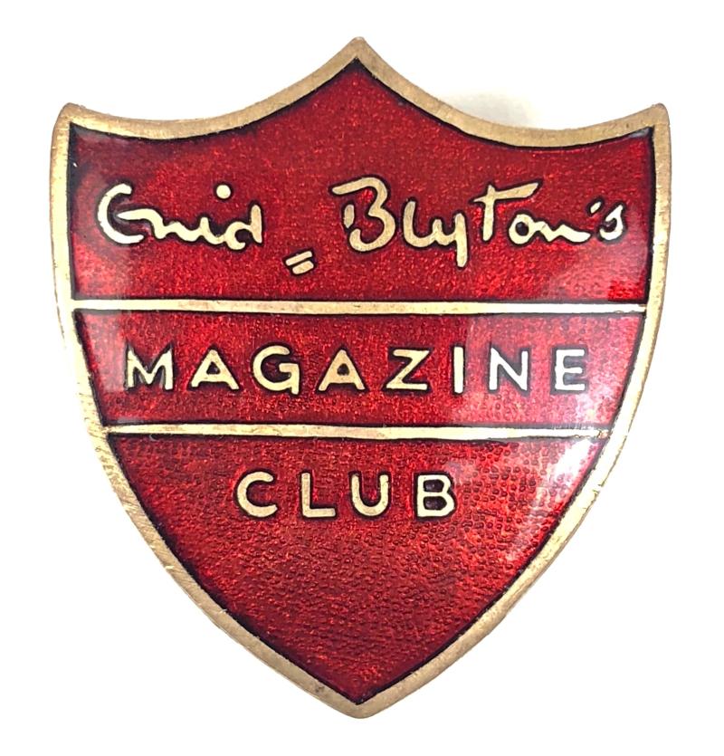 Enid Blyton’s Magazine Club childrens membership badge