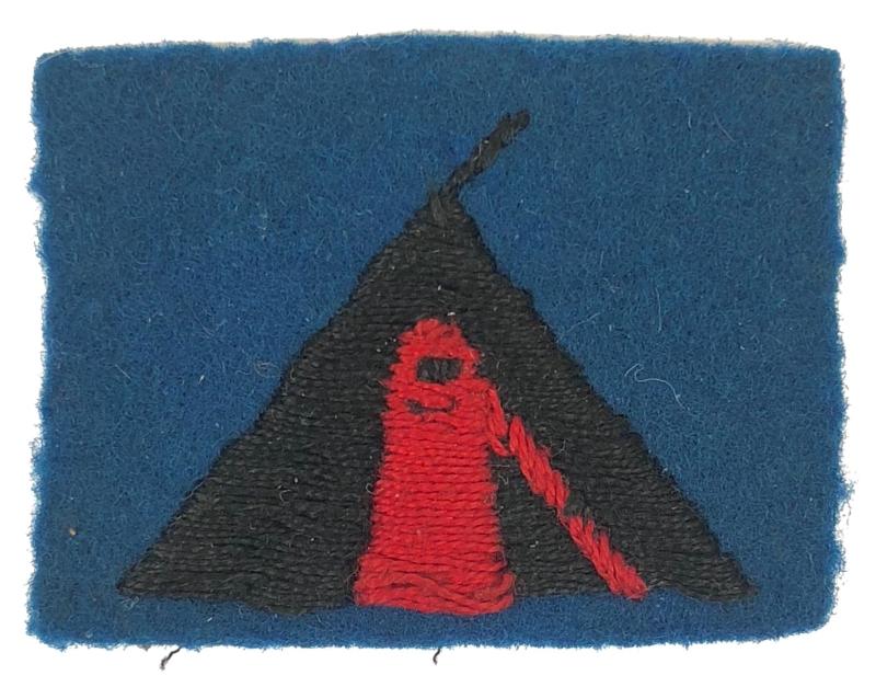 59th (Staffordshire) Division woven felt cloth formation sign badge